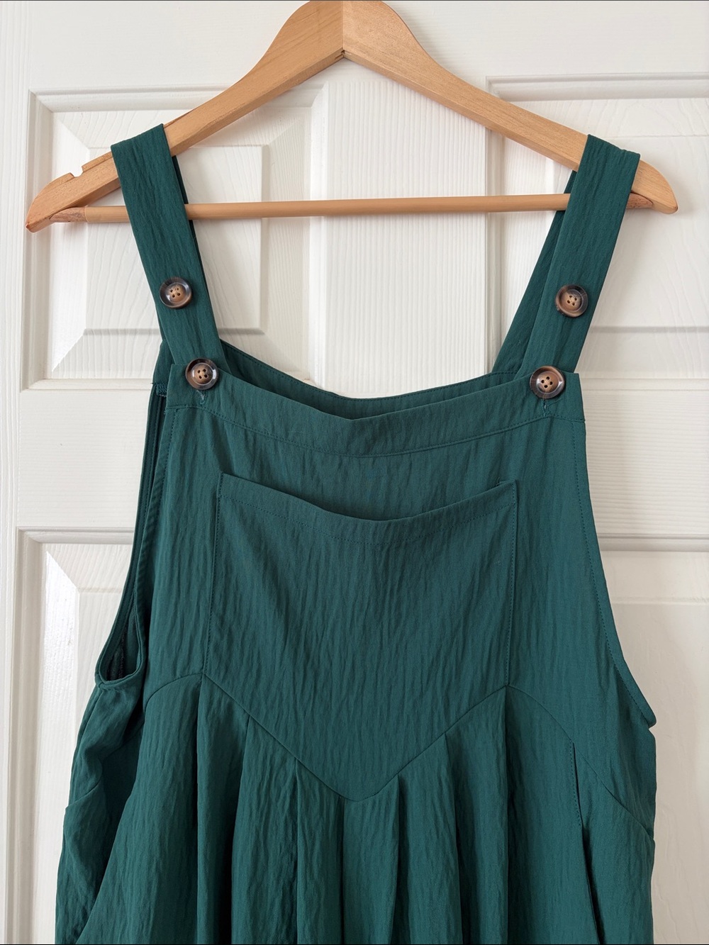 Sleeveless Teal Green Wide-Leg Jumpsuit